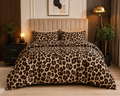 Lenjerie de pat Leopard-100% BUMBAC Ranforce, 4 piese