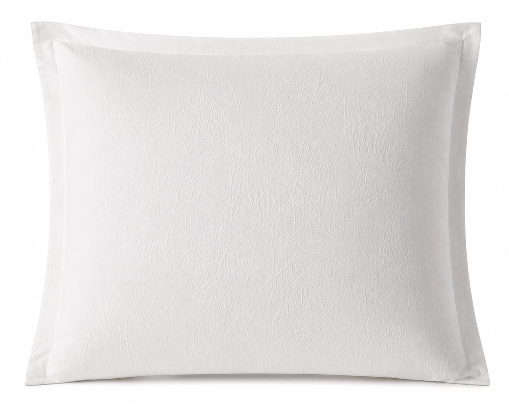 Lenjerie de pat, Creponat Satin, 6 piese, 200x230 cm, alb